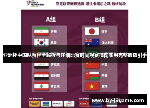 亚洲杯中国队赛程全解析与详细比赛时间观赛指南实用完整版指引手 亚洲杯中国队赛程全解析与详细比赛时间观赛指南实用完整版指引手